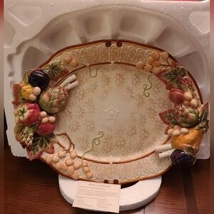 Fitz And Floyd Venetian Romance Platter